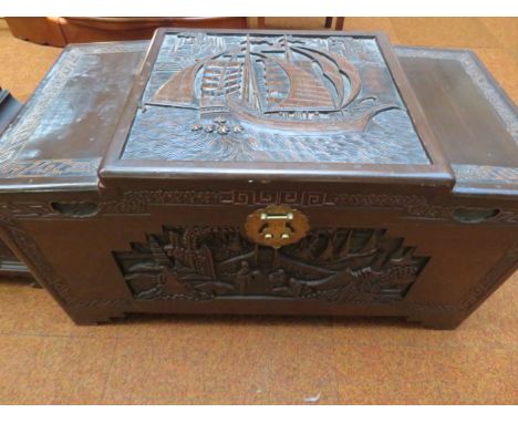 Canfor wood carved trunk 