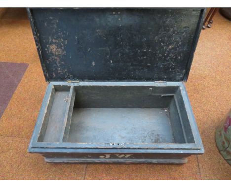 Vintage wooden toolbox 