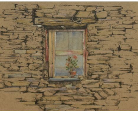 *Local Interest - David R. MacAulay (Contemporary, British), mixed media, 'Forgotten Geranium, Picthall Farm', signed lower r