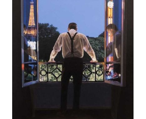 * IAIN FAULKNER,PARIS 7.48PM,limited edition print51x51cm image size, 87cm x 87cm overall,Framed