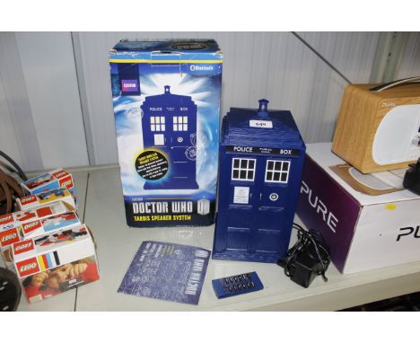 A Doctor Who Tardis speaker system