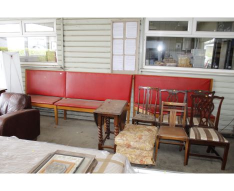 A corner bench 