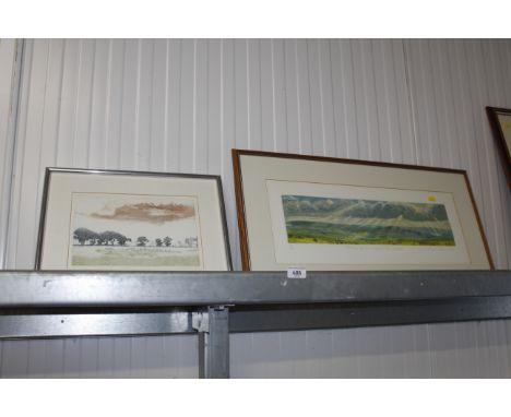 A pencil signed limited edition print 'Ringfield 1' and another pencil signed limited edition print No. 19 / 50