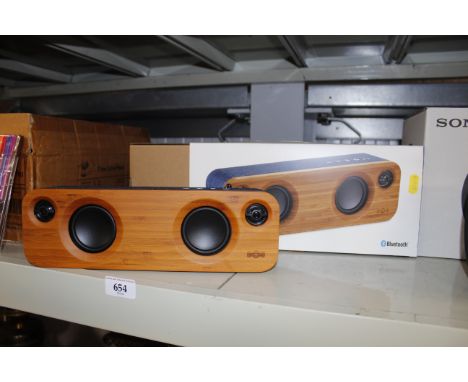 A Bob Marley portable blue-tooth speaker
