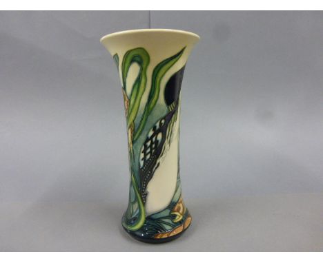 Moorcroft Pottery Torridon Trumpet vase designed by Philip Gibson, with impressed and painted marks to base, 2004, 26cm, with