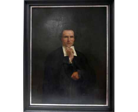 F. Athanuse (19th century school), Portrait of a Lawyer, signed and dated 1866 to lower right, 130 x 98cm 