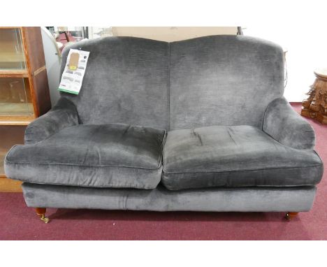 A contemporary Laura Ashley grey sofa, H.94 W.148 D.80cm 