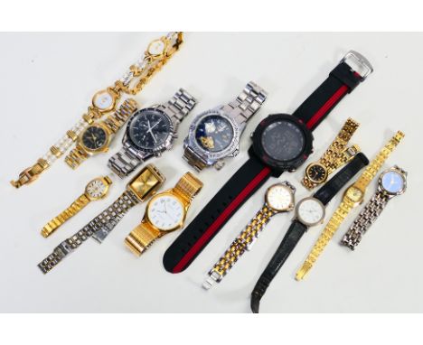 A collection of wristwatches to include Sekonda, Rotary, Lotus, Constant and similar. [W]