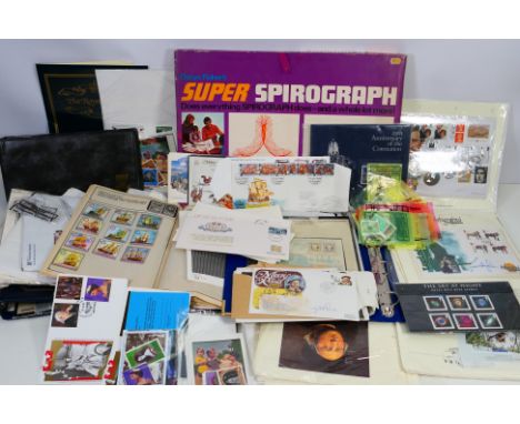 Philately - Lot to include a quantity of mint stamps, Westminster Maritime Heritage and Miniature Sheets Of The World, first 