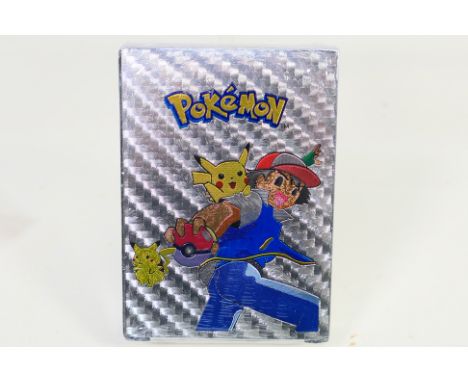 Pokémon - A factory sealed pack of Silver Foil Pokémon cards. This pack contains 55 cards and is still sealed in plastic cell