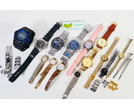 A collection of wristwatches to include Sekonda, Rotary, Constant, Rado and similar. [W]