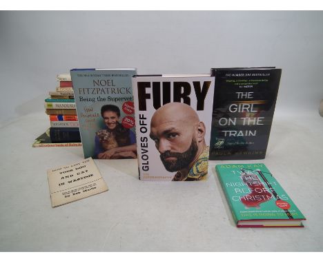 Signed Editions - A collection of signed hard back books to include: "Fury - Gloves Off",  "Noel Fitzpatrick - Being the Supe