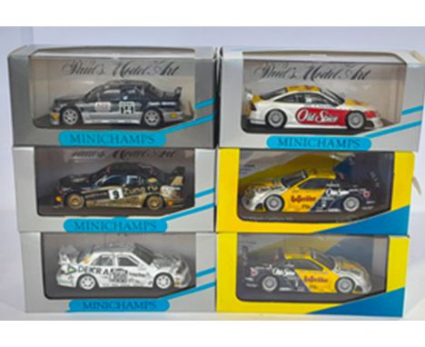 Minichamps a mixed Mercedes &amp; Opel group to include Mercedes 190 E Evo 1 &amp; 2, Opel Calibra Design Sketch DTM 1996 and