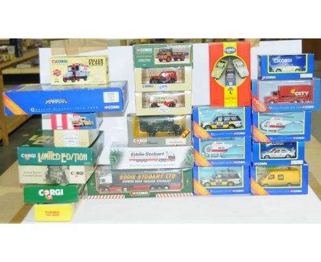 Corgi &amp; Similar a boxed group to include 30202 Thames Trader Dropside Lorry, 50601 MKT Mack AC Van and others (see photo)