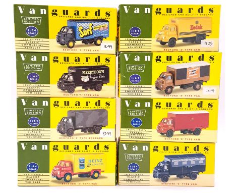 Vanguards, a boxed 1:43 scale Bedford 'S' Type group, not checked for completeness, see photo for condition.