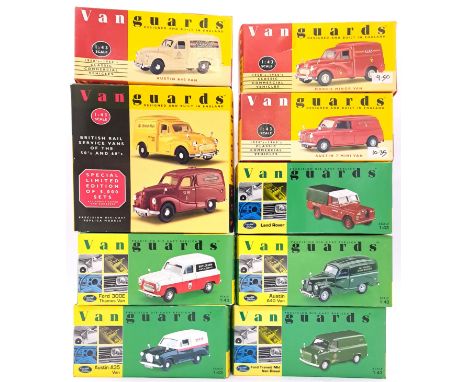 Vanguards, a boxed 1:43 scale Van/Commercial group to include VA07600 Land Rover Series II in Midland Red, BR1002 "British Ra