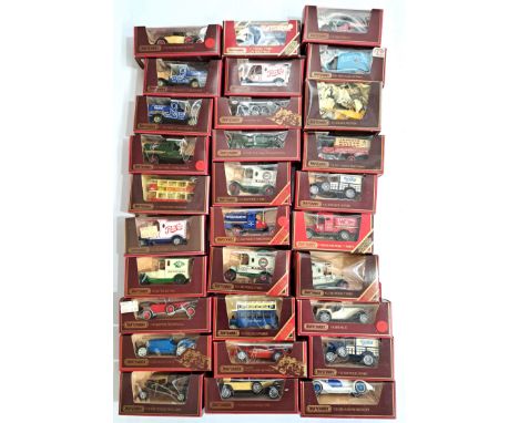 Matchbox Models Of Yesteryear, a boxed group comprising of mainly Maroon window boxes along with special Edition and The Dink