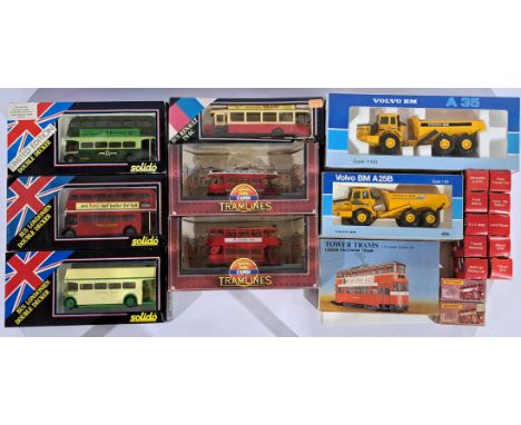 Solido, Corgi, Matchbox and similar to include Matchbox K-31 Refrigeration Truck and others. Conditions generally appear Good