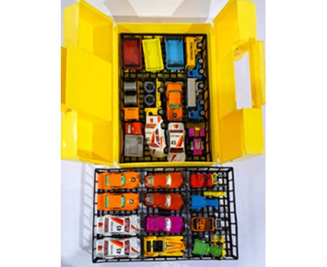 Matchbox "Collectors Carry Case" to contain 24x Matchbox Cars/Vehicles to include Matchbox Fiat Abarth "Matchbox 45", Matchbo