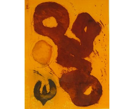 John Hoyland RA (1934-2011), colour screen print, sun animal, signed in pencil, artist proof no. 1/10, image size 25" x 19", 