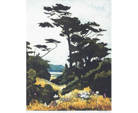 PAMELA LEONARD (B.1940)Summer MeadowEtching, 37 x 47cm (sheet size)Signed, titled and no. 4/30
