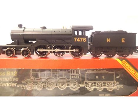 Hornby R150 class B12, N.E Black, 7476. In very good condition, box is poor. P&amp;P Group 1 (£14+VAT for the first lot and £