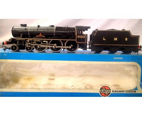 Airfix Royal Scots Fusilier, black, LMS 6103. In good condition, box is poor. P&amp;P Group 1 (£14+VAT for the first lot and 