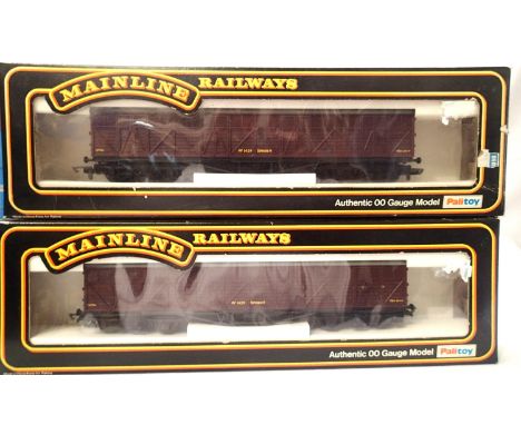 Two Mainline Siphon Vans, B.R Maroon, in very good condition, boxes with wear. P&amp;P Group 1 (£14+VAT for the first lot and