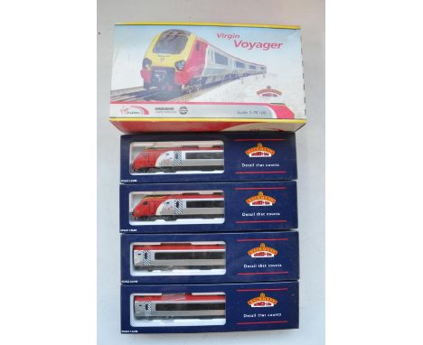 Boxed Bachmann Branch-Line OO gauge Virgin Voyager Class 220 (non tilt) 4 car DEMU "Maiden Voyager" with power car, models ne