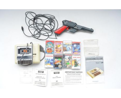 Boxed Commodore 64C Light Fantastic personal computer with tape loader, 10 games including Army Days, Time Traveller, Night R