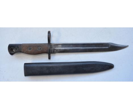 British Army No5 Mk1 bayonet with scabbard 