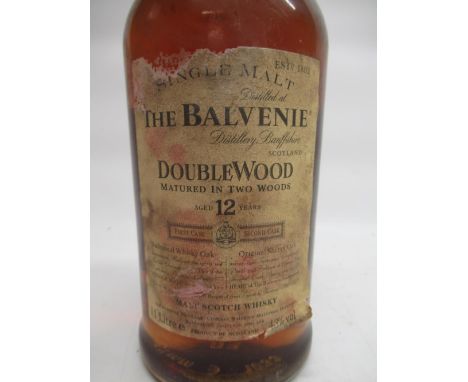 The Balvenie Single Malt Scotch Whisky, aged 12 years, DoubleWood Matured in Two Woods, 1ltr 43%vol, 1btl 