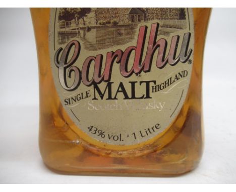 Cardhu Single Malt Highland Scotch Whisky, matured 12 years, 1ltr 43%vol, 1btl 