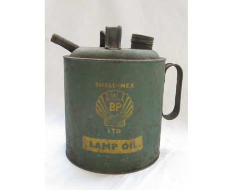 Shell-Mex &amp; BP Ltd. lamp oil can with two handles, H24cm 