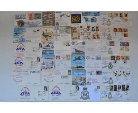 Extensive collection of (mostly) Royal Air Force First Day Covers, military sets, North Yorkshire Moors Railway etc. Qty 