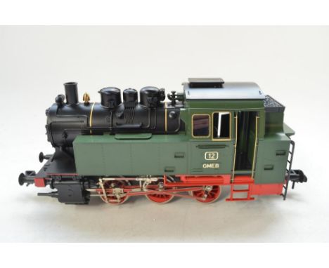 Marklin boxed Spur 1 electric tank engine, 1 gauge. Near mint condition, box fair 