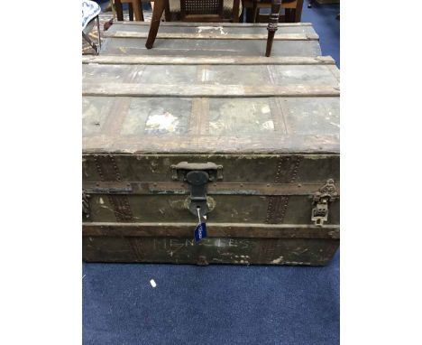 DOMED TRUNK AND ANOTHER TRUNK