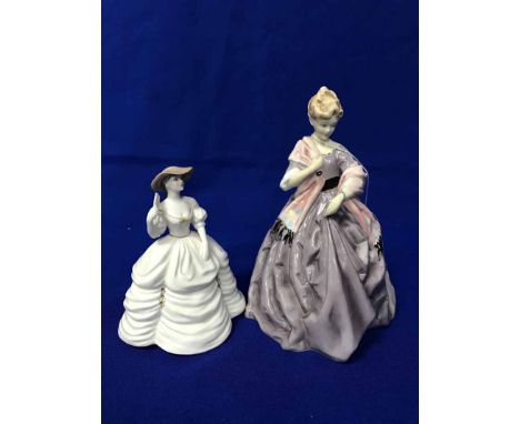 LOT OF ROYAL WORCESTER FIGURES'Grandmother's Dress', 'Masquerade', 'First Dance' and 'Zara' (4)