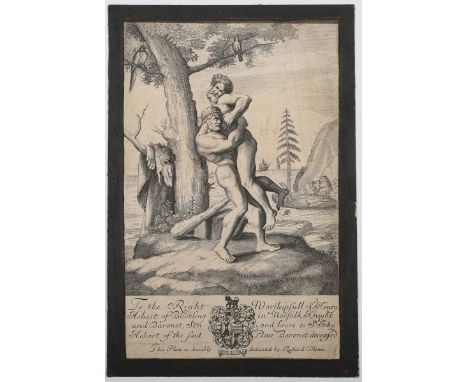 Richard Blome (publisher) – ‘To the Right Worshipful Sir Henry Hobart of Blickling…’, 18th century etching with engraving on 