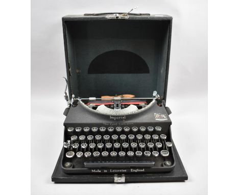 A Vintage Manual Portable Typewriter 