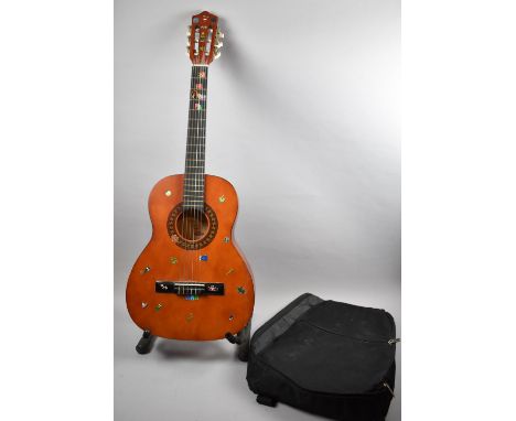 A Stagg Classical Acoustic Guitar with Carry Case 