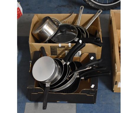 A Collection of Various Non Stick Frying Pans, Saucepans etc 