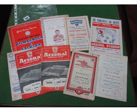 1956 Portsmouth v. Red Banner, 47 - 8 Blackpool v. Manchester City, 1950 Bill Darron Benefit, 1957 Scottish Cup Final (selota
