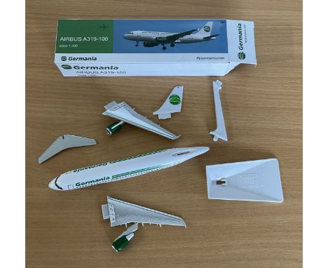 Germania Airbus A319-100 model plane kit. In original box. Not built. Good condition. We combine postage on multiple winning 