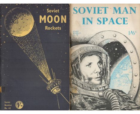 Space Publications Collection includes Apollo Spacecraft Commander's Briefing Kit, Soviet Man in Space 1961, Soviet Moon Rock
