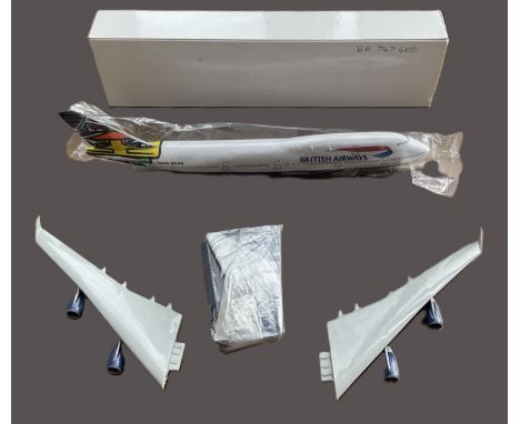 British Airways 747 South Africa model plane kit. In original packaging. Not built. Good condition. We combine postage on mul