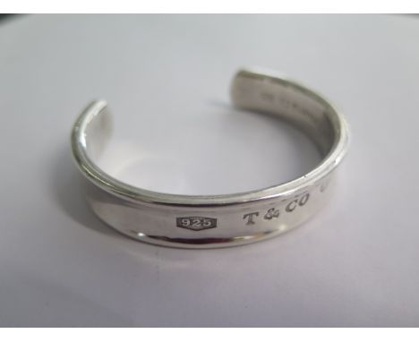 Tiffany 1837 925 silver cuff/bangle 1997 - approx weight 39.6 grams - good condition 
