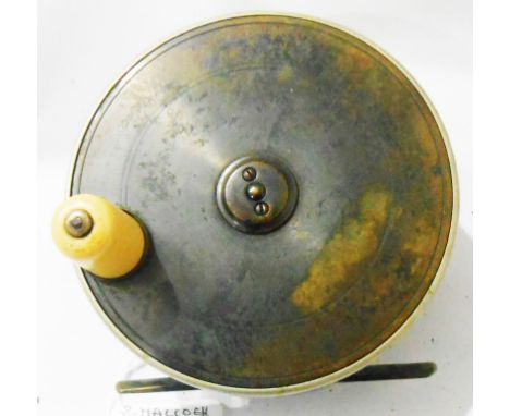 Antique Brass Salmon Fishing Reel - A.Alan Glosgow