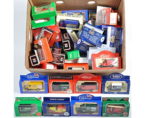 A large collection of approximately x50 Lledo Days Gone and other diecast model vehicles comprising predominantly of advertis
