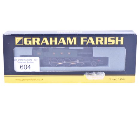 An original boxed Graham Farish made N gauge model railway trainset locomotive engines 371-981A Class 61XX Prairie Tank loco 
